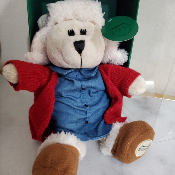 NEW Starbucks Barista 2016 Collectable Bear - Picture 3 of 8
